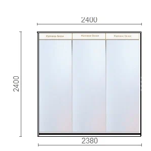 Шкаф купе мателак 2400-2400